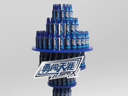 雪花啤酒酒架设计