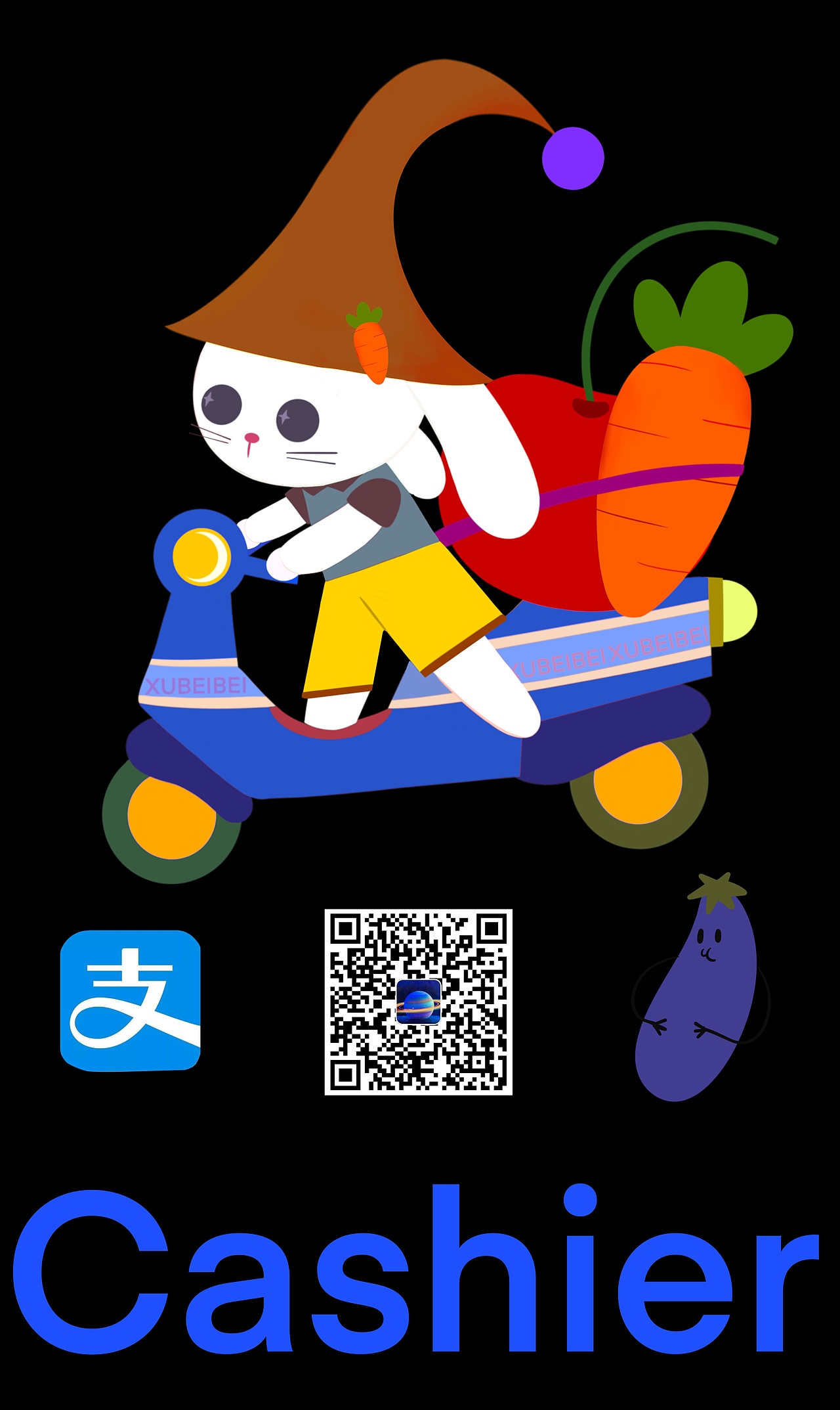 最近做的收付款卡片 迎接自己首展2022CCBF（图ZMjg2MzY5ODA0） - 艺术插画 - 站酷设计师徐贝贝同学原创素材 - 站酷ZCOOL