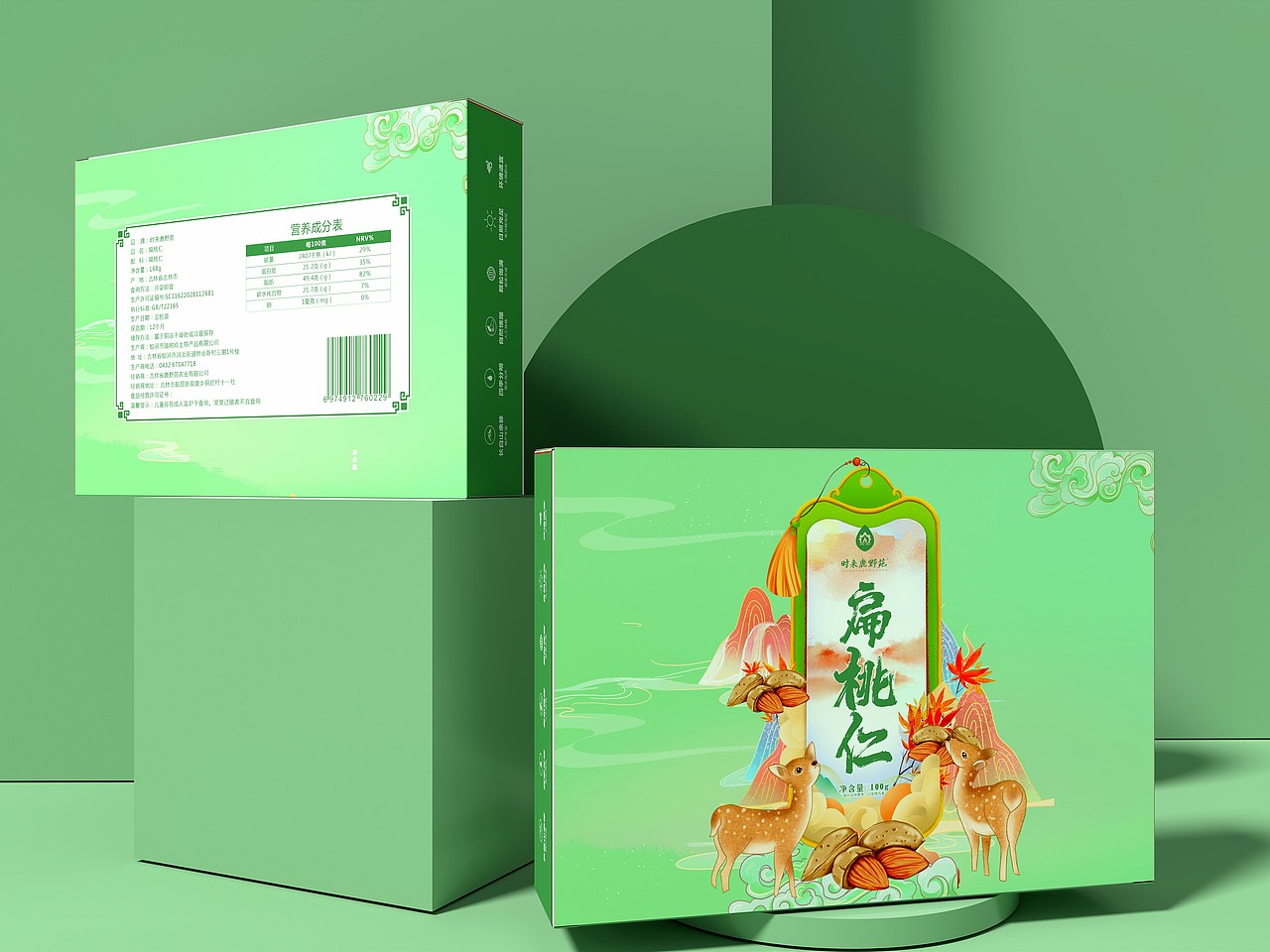 鹿野苑农产品包装设计（图ZMzI2ODIzMzYw） - 包装 - 站酷设计师zqichao原创素材 - 站酷ZCOOL