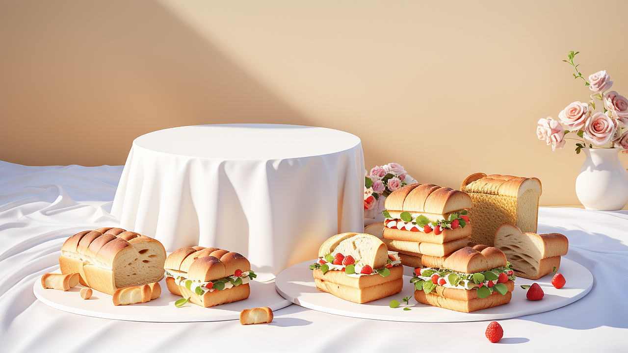 AI摄影-烘焙面包