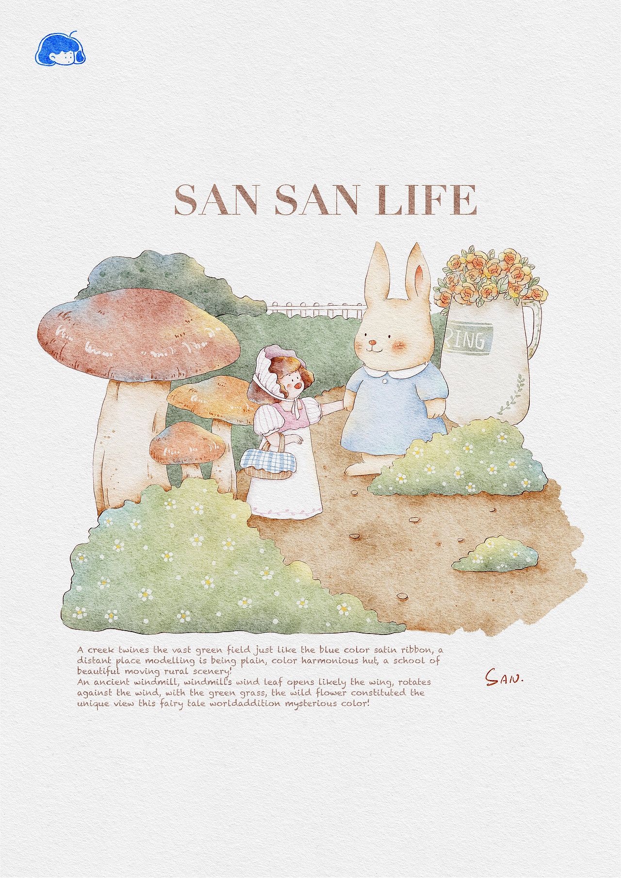 《三三的森话》你走的好慢（图ZMzEzMTQ0MDg0） - 绘本 - 站酷设计师三三有空原创素材 - 站酷ZCOOL