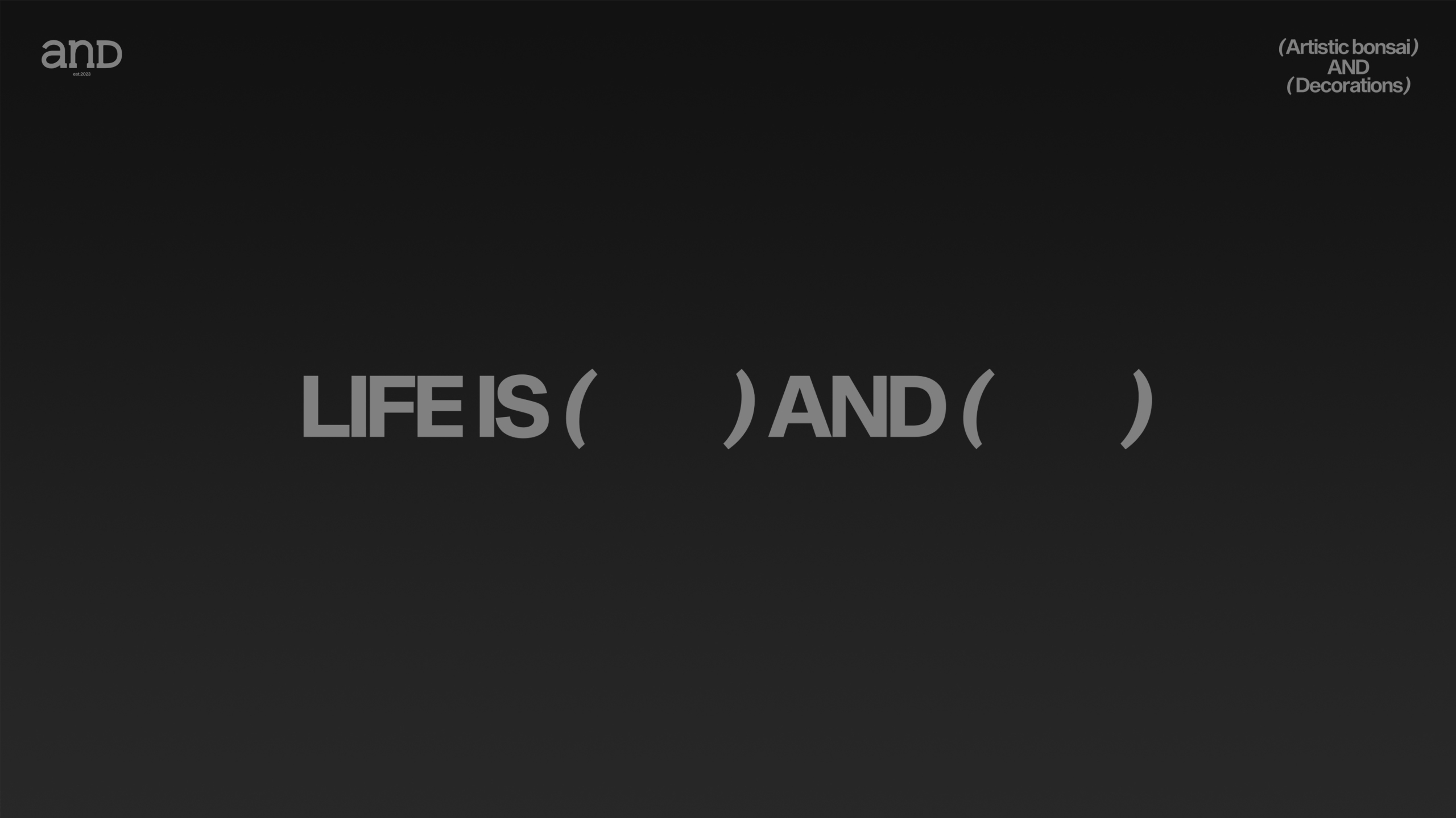 anD 和 | 2023毕业设计