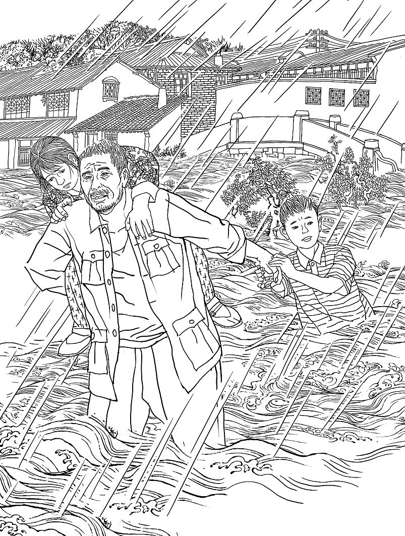 连环画~插画裤裆藏炸、手雷爆灰机~（图ZNTMxNTY3NzY=） - 商业插画 - 站酷设计师杨越绘画原创素材 - 站酷ZCOOL