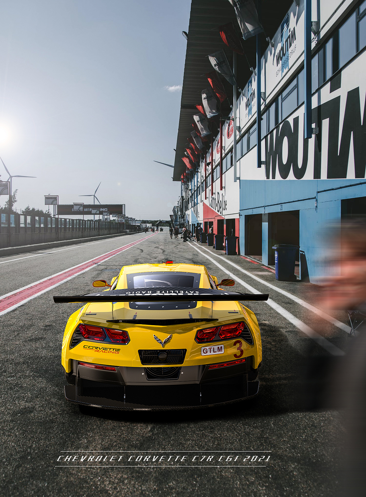 chevrolet corvette c7r cgi