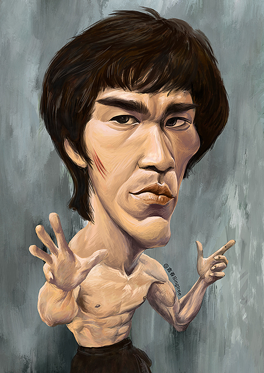 时代人物漫像之功夫明星