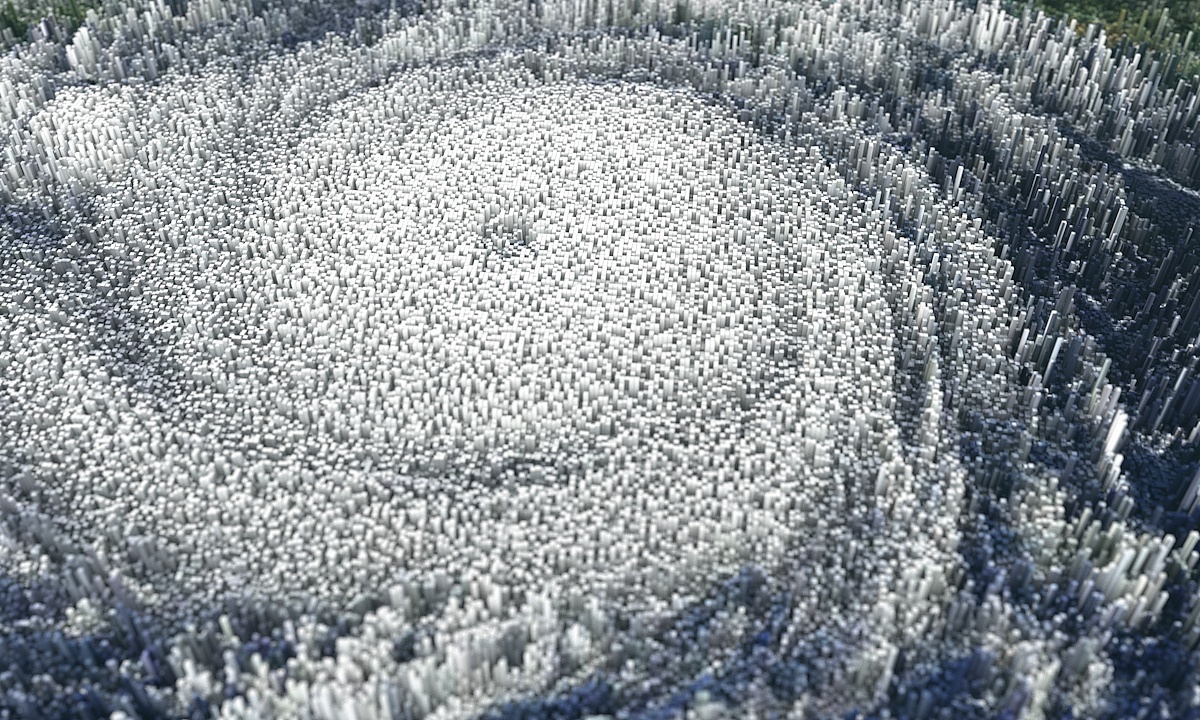 三维地形方块矩阵