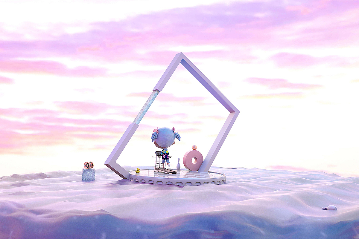 彩云之上 C4D（图ZMjI4OTMyOTA0） - 其他三维 - 站酷设计师米问原创素材 - 站酷ZCOOL