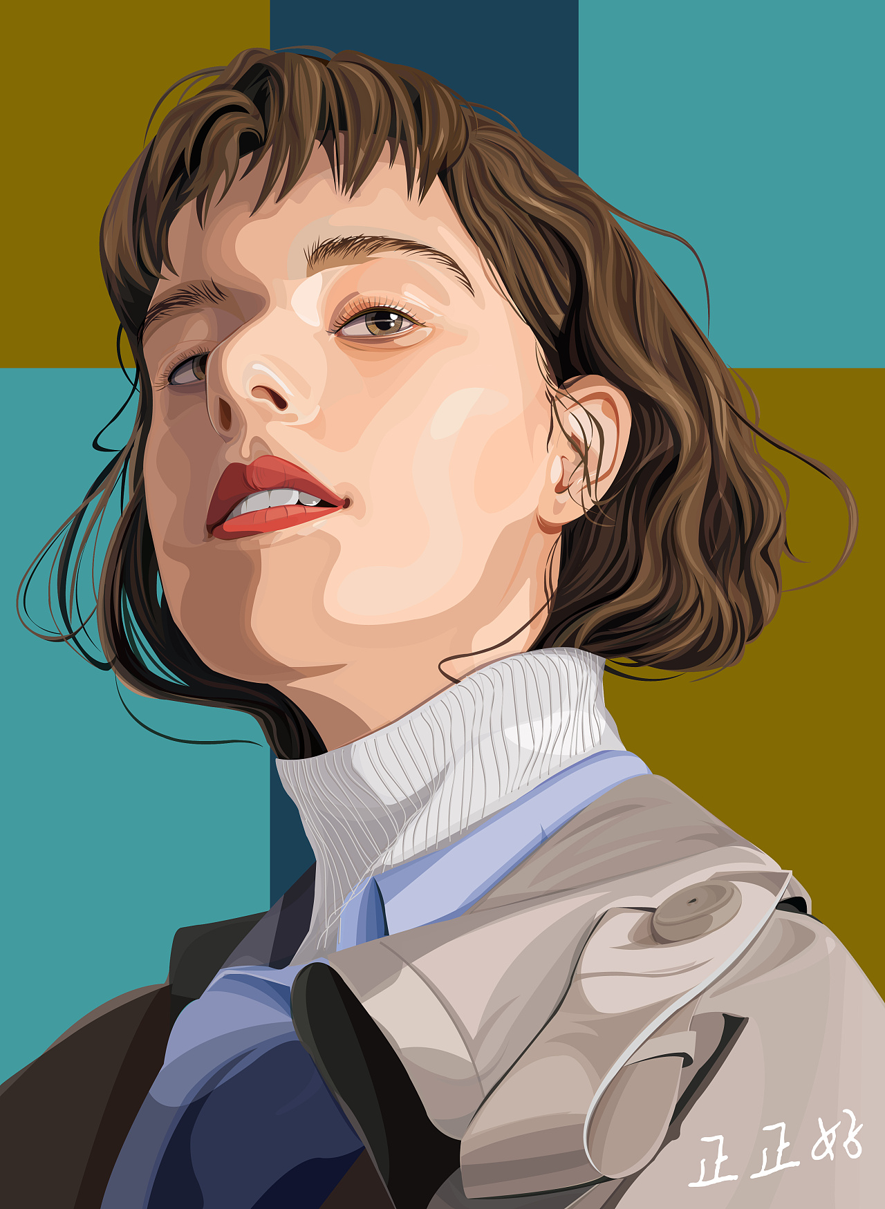 ai插画|插画|创作习作|郑正zheng - 原创作品 - 站酷 (zcool)