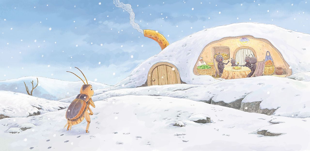 蟋蟀的小故事（图ZMzM3ODgyMjE2） - 儿童插画 - 站酷设计师插画师海豹原创素材 - 站酷ZCOOL