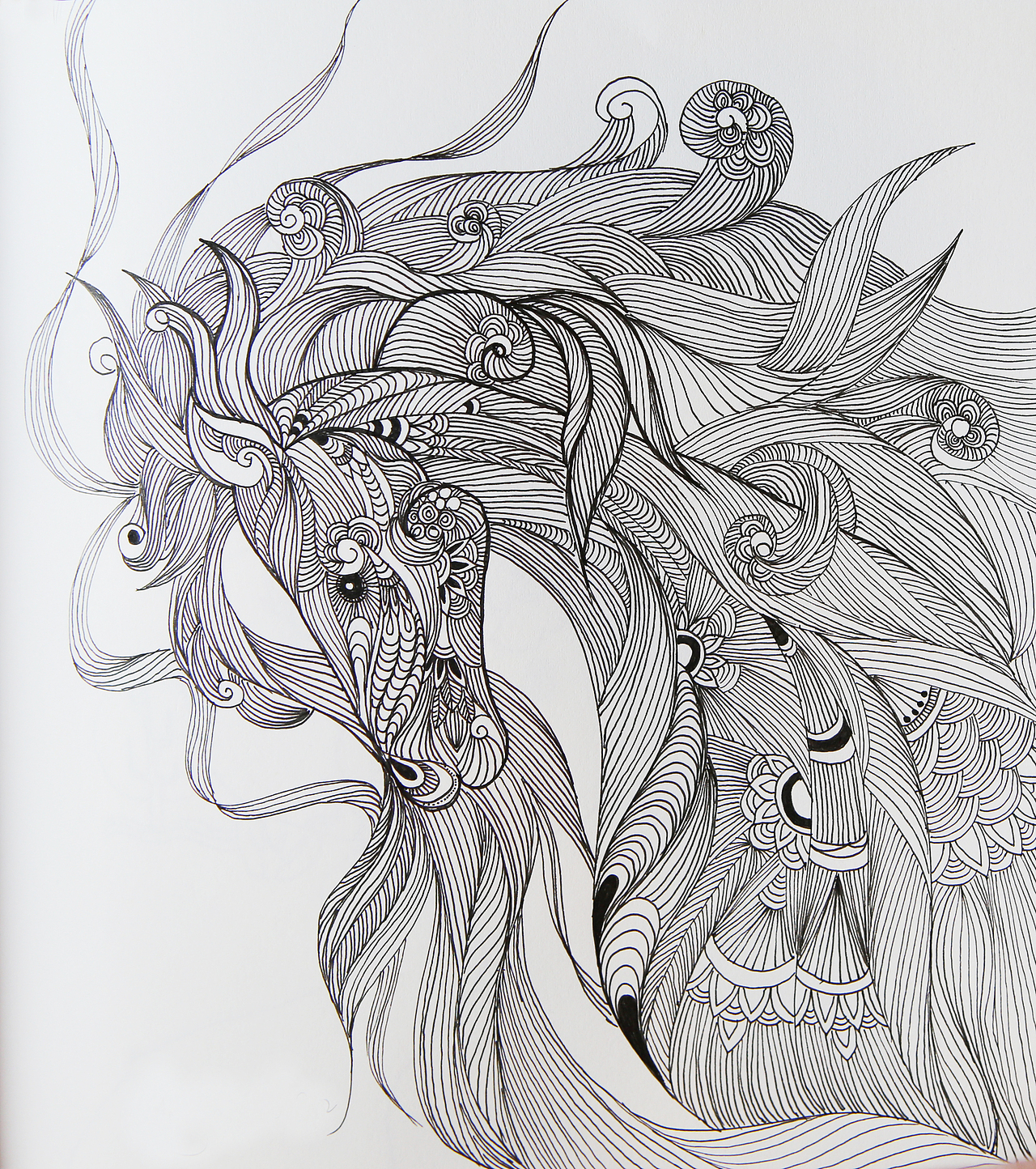 近日禅绕习作（图ZODEzNzg3NTI=） - 创作习作 - 站酷设计师kissmiya原创素材 - 站酷ZCOOL