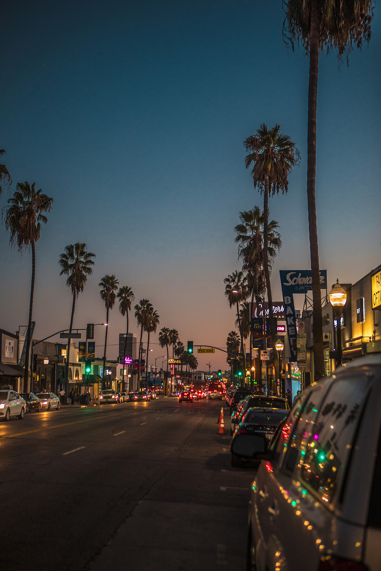 洛杉矶城市夜景高清壁纸图片-壁纸图片大全
