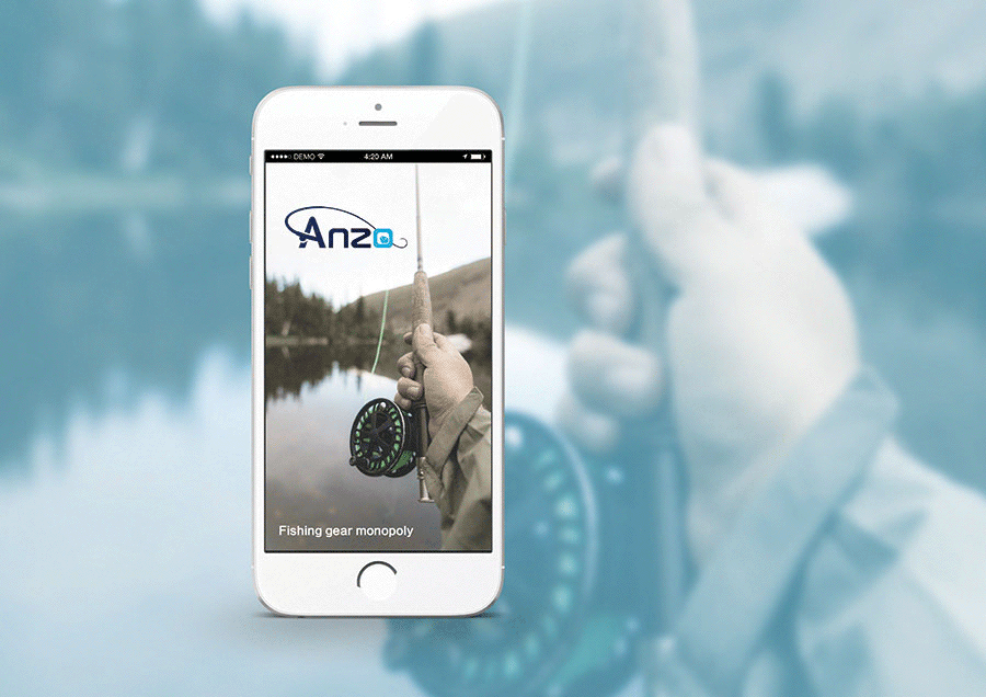 渔具品牌logo设计|Anzo品牌形象设计（图ZODg2MTI3NzY=） - 品牌 - 站酷设计师东德品牌设计原创素材 - 站酷ZCOOL