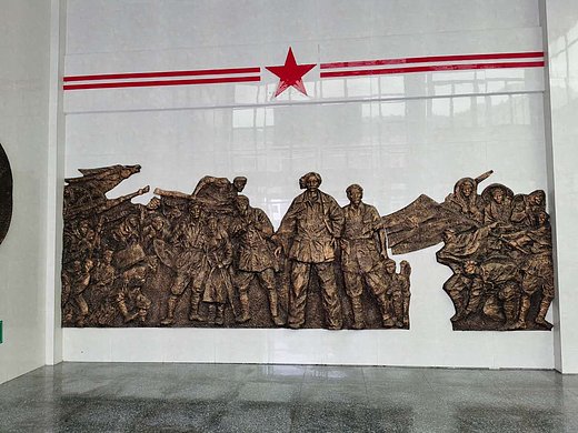 革命战争题材浮雕设计