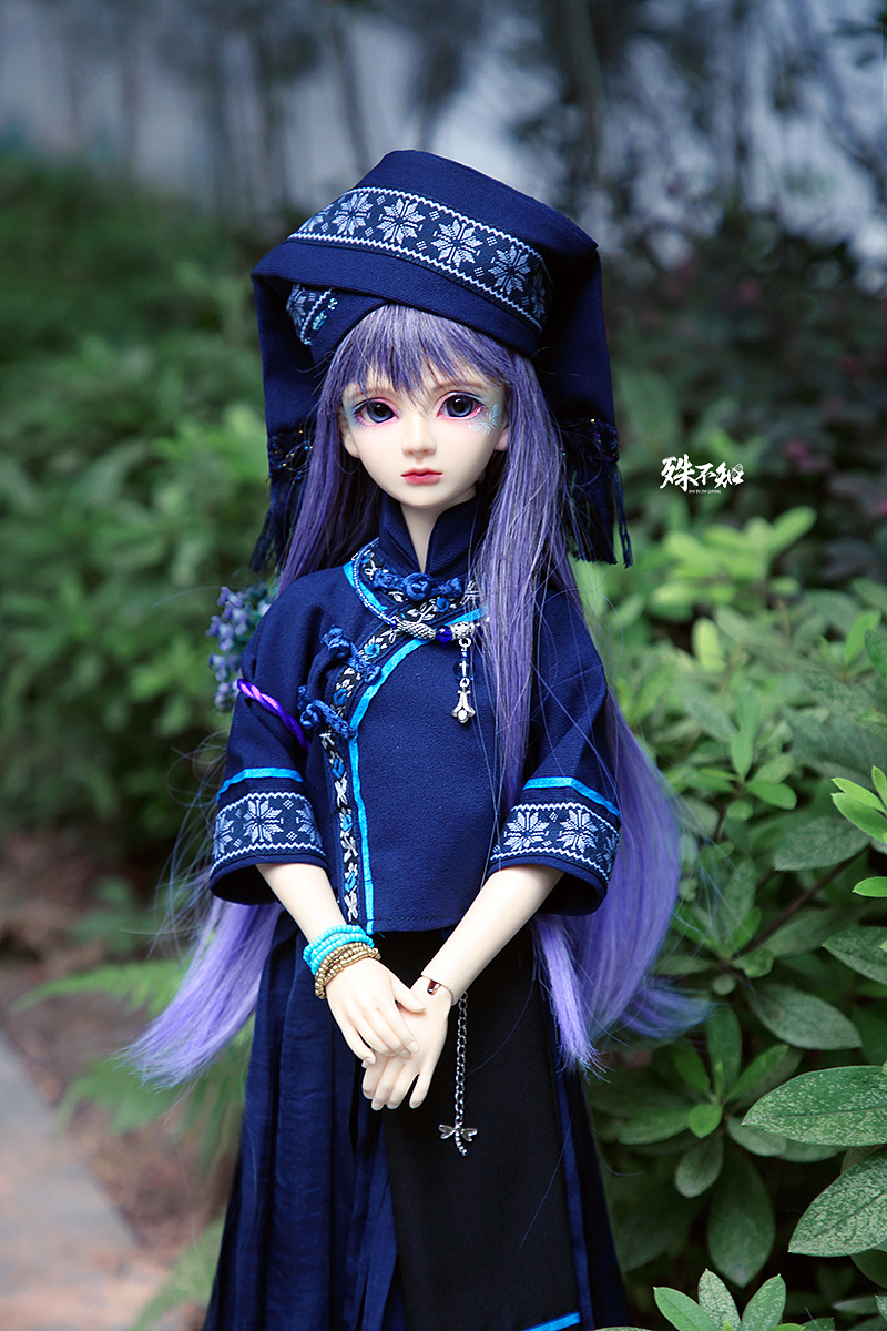 bjd服装设计制作-壮族|服装|传统/民族服饰|小蚕知夏 - 原创作品