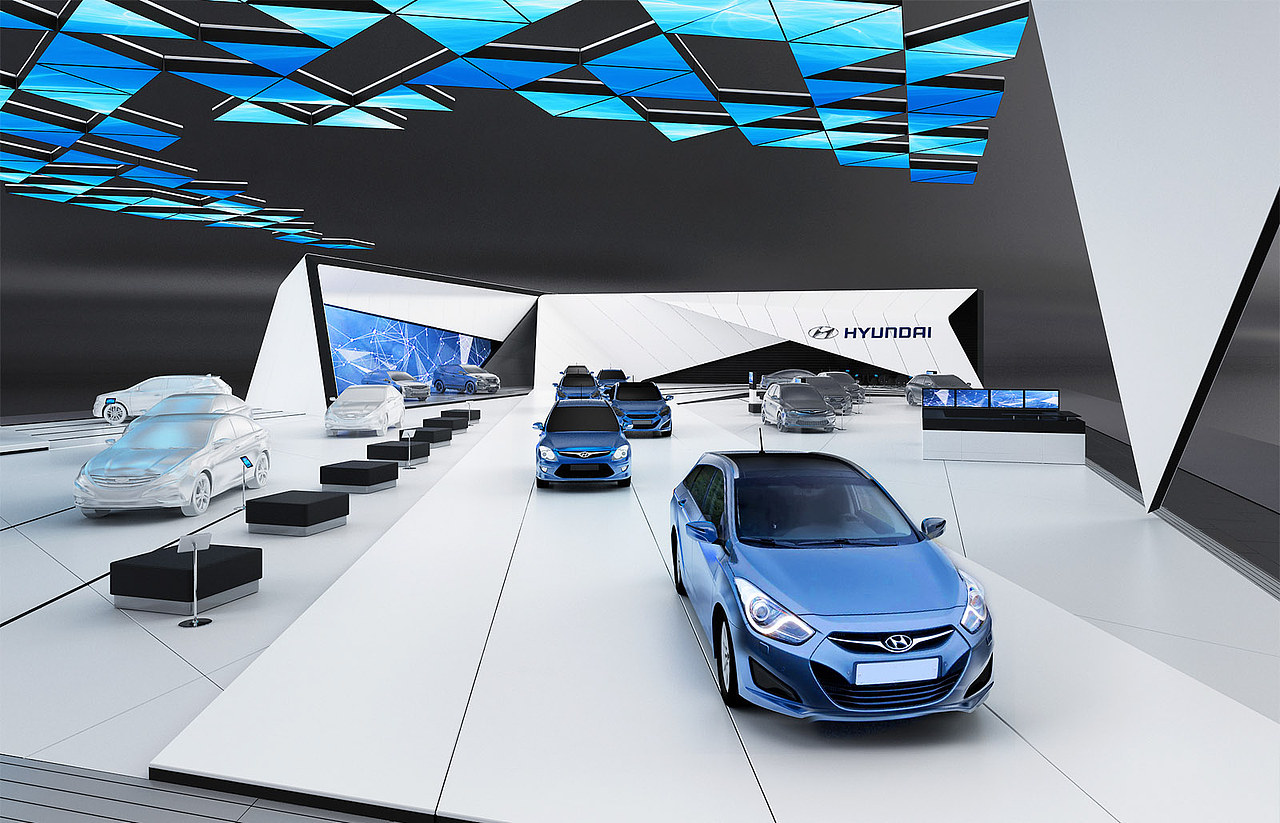 车展展位设计搭建展览展示