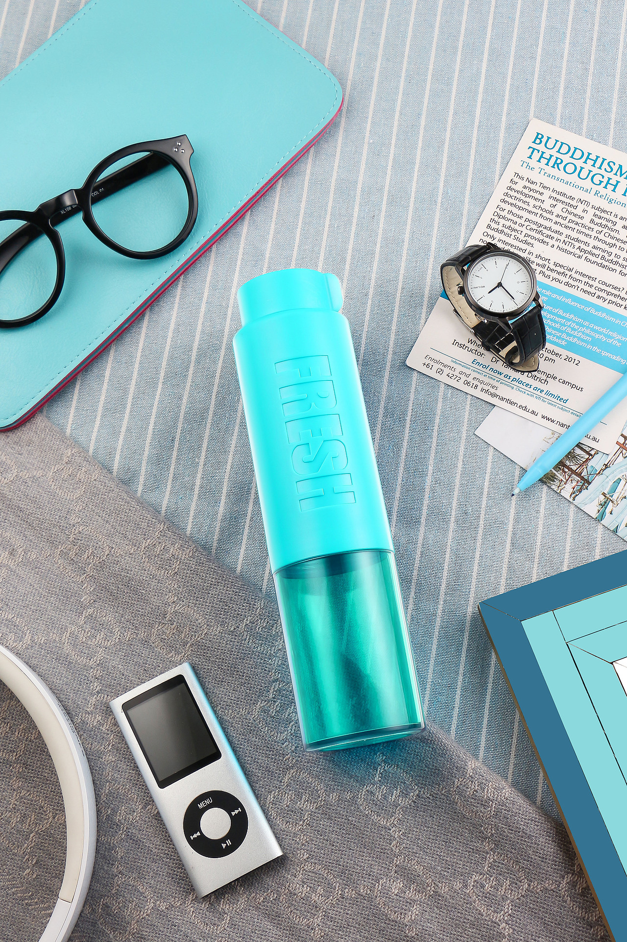 杯子 塑料杯 产品摄影  色彩搭配 撞色 小清新  场景搭配