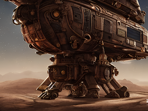 #AI创作实验室#宇宙飞船，靠近地球（个人主页-ZNjI5MDUxMTI=） - AI作品 - 站酷设计师千针石林原创素材 - 站酷ZCOOL