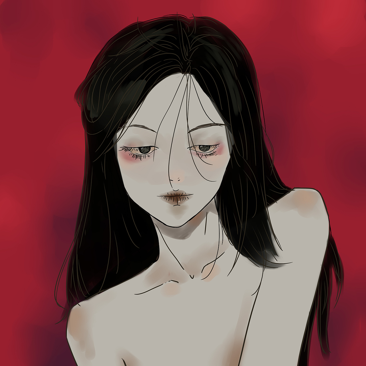 插画习作 小松菜奈 羽生结弦