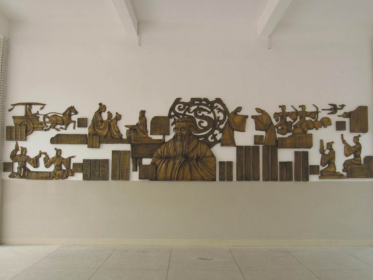 校园锻铜浮雕设计