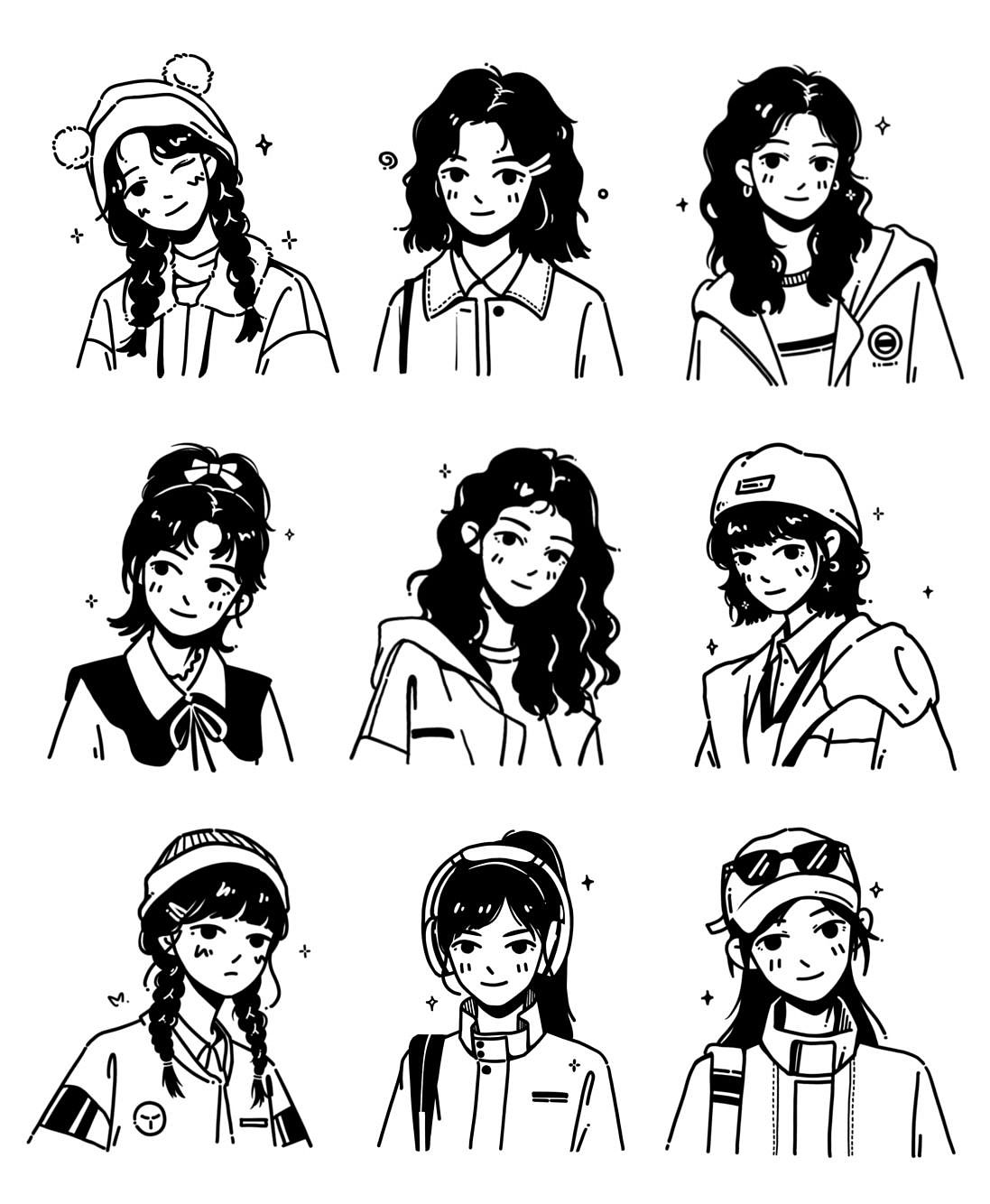 近期的线稿小插画（图ZMzY1Nzc4MDAw） - 商业插画 - 站酷设计师五彩斑斓的云原创素材 - 站酷ZCOOL