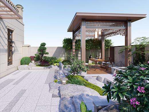 深圳九号公馆花园设计方案及效果图