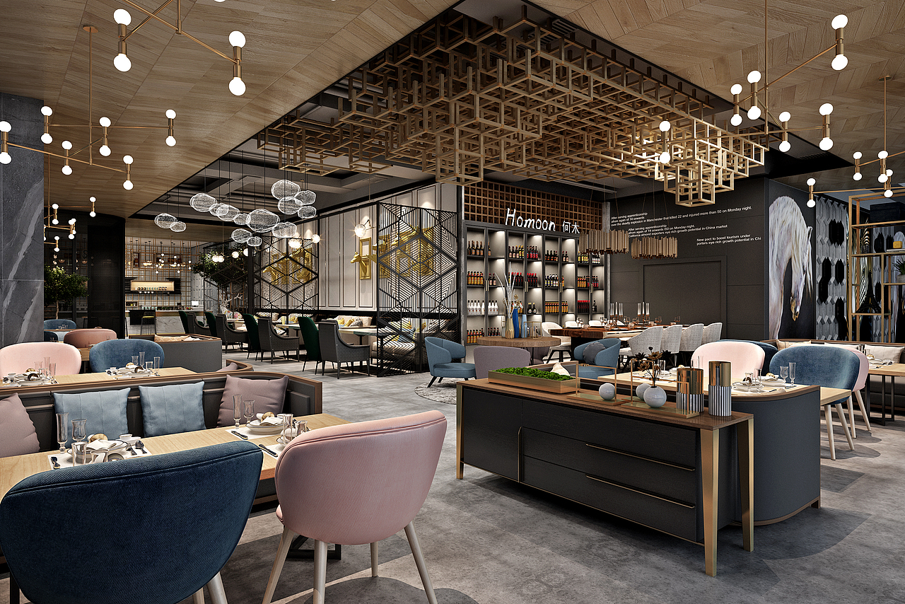 何木咖啡厅装修设计-山外山餐饮策划公司