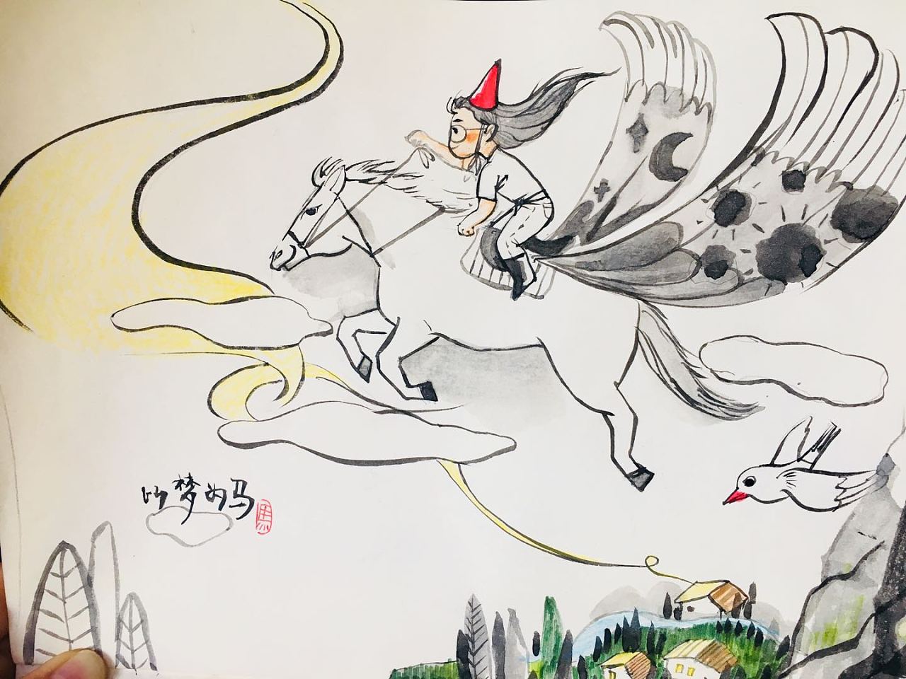 2018/08/07 涂|插画|创作习作|马儿elma - 原创作品 - 站酷 (zcool)