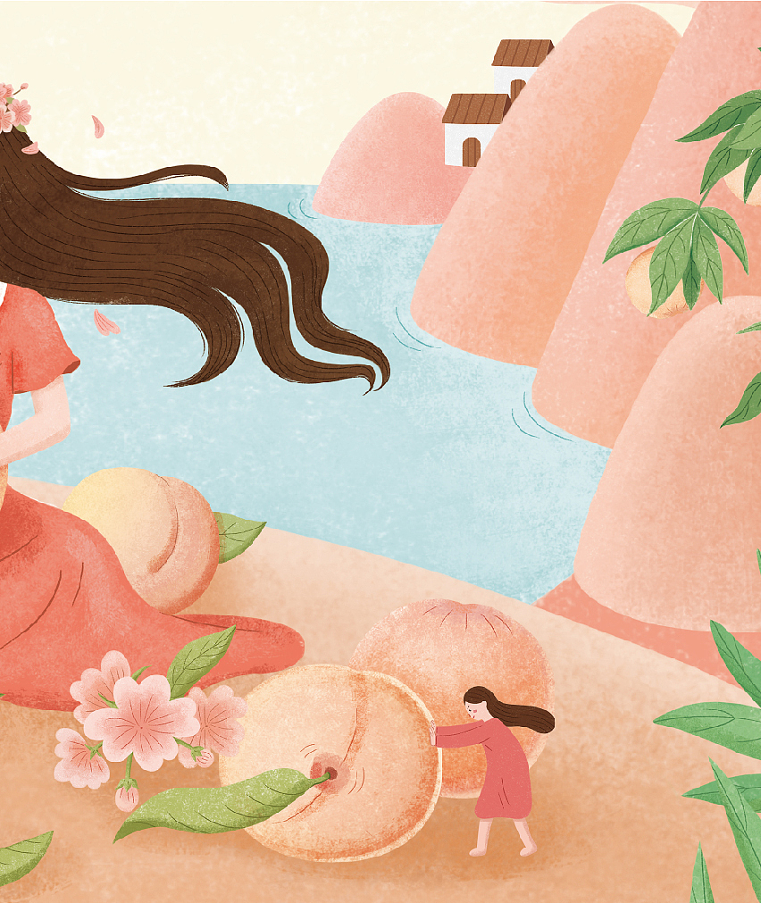 蘇閣鮮茶时令水果系列插画