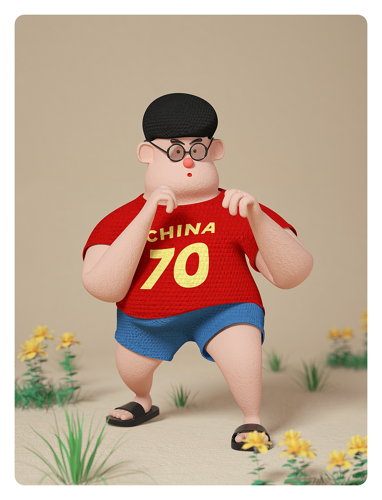 2019年C4D卡通角色年度作品集