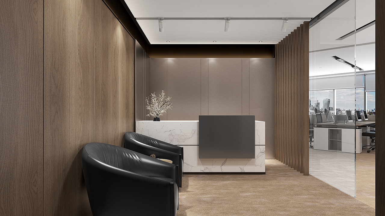 商务风办公室设计分享（图ZMjIwMTkxMjQ4） - 家装设计 - 站酷设计师巷上石头原创素材 - 站酷ZCOOL