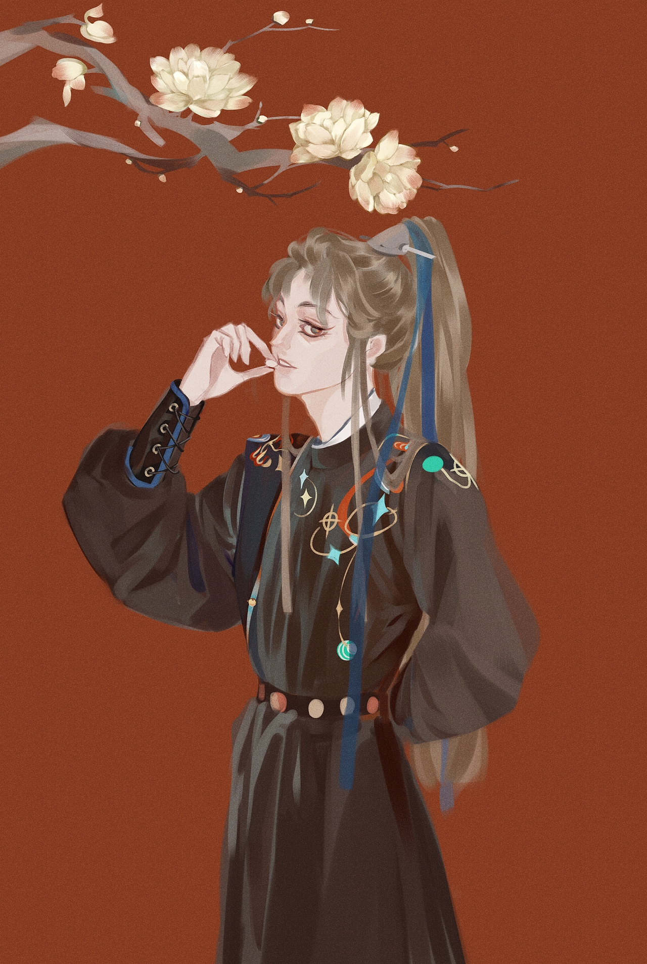 插画习作-古风少年（图ZMjI5MDI0NzYw） - 创作习作 - 站酷设计师小白厂长原创素材 - 站酷ZCOOL