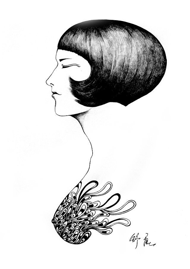 钢笔插画2（图ZMTM3MTcwMTI=） - 艺术插画 - 站酷设计师舒展原创素材 - 站酷ZCOOL