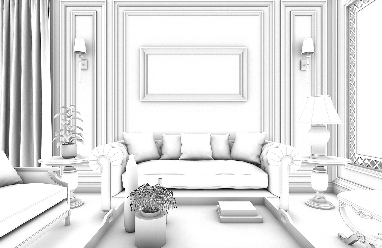 静溢_现代美式（图ZMTAzMzU5MzMy） - 家装设计 - 站酷设计师说人话的咸鱼原创素材 - 站酷ZCOOL