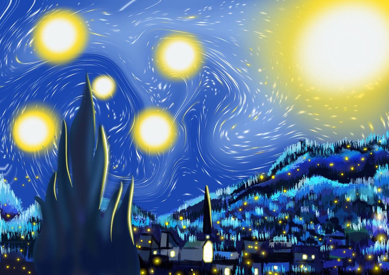 梵高星空