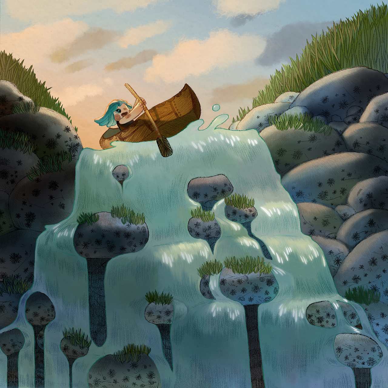 大地之歌#8（图ZMjE4MjAzNjk2） - 儿童插画 - 站酷设计师泱谷原创素材 - 站酷ZCOOL