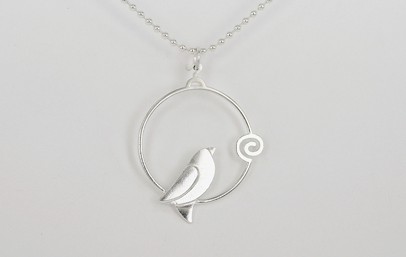 【厚翼】独立设计师原创首饰设计-中国风-留鸟系列