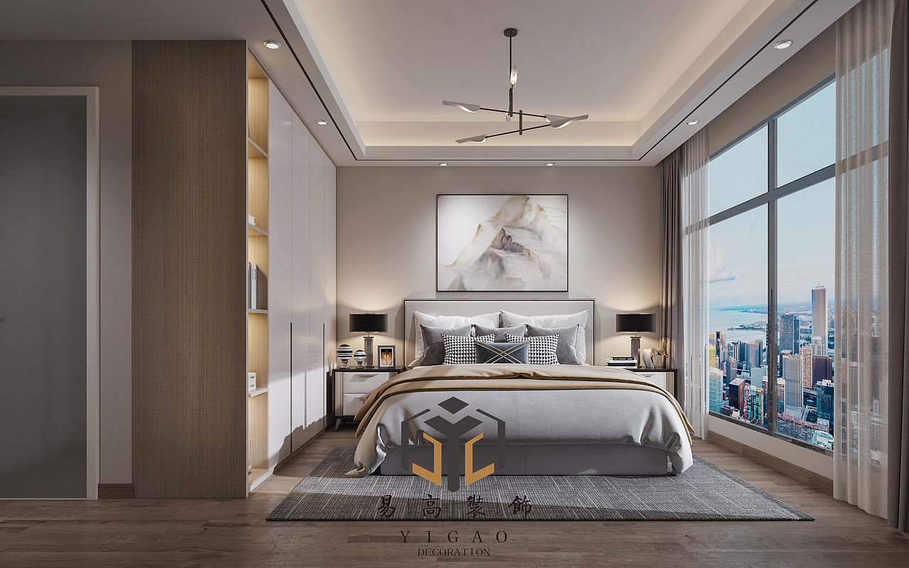 现代客厅卧室（图ZMTg5NzI5MzE2） - 建筑/空间 - 站酷设计师PANDA槃达视觉原创素材 - 站酷ZCOOL