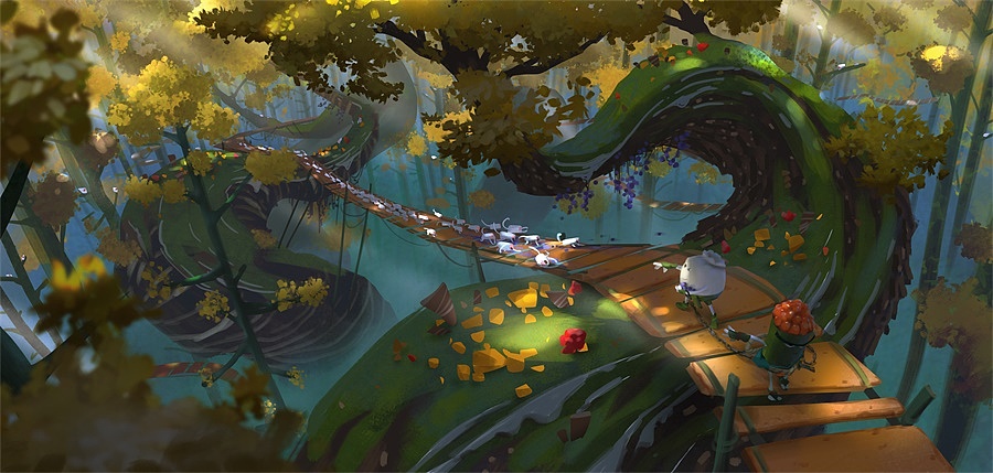 《美食大冒险之英雄烩》同名大电影的艺术设定集