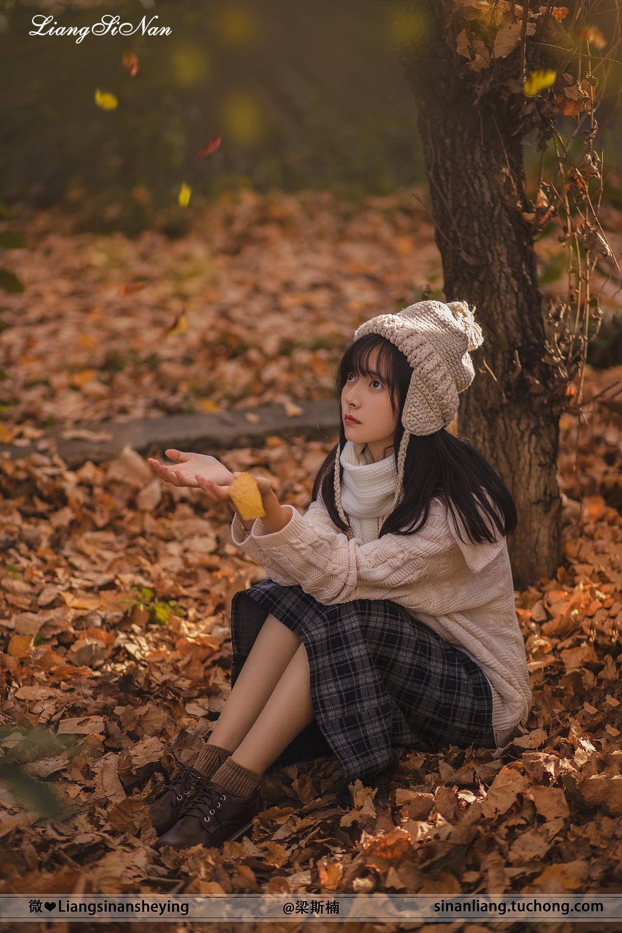 🍁我想在秋天储存浪漫，好在冬天馈赠于你（图ZMjMyODM2Njky） - 人像摄影 - 站酷设计师梁斯楠原创素材 - 站酷ZCOOL