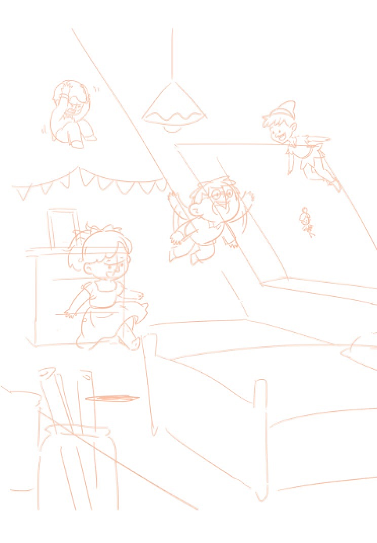 《彼得潘》选节（图ZMTE1NTEyNDY0） - 儿童插画 - 站酷设计师芥末小E原创素材 - 站酷ZCOOL