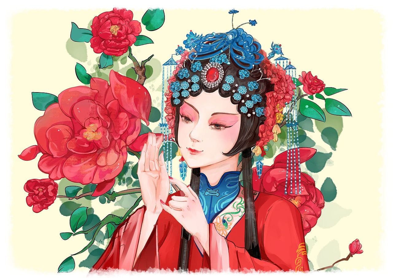 古风包装插画分享～（图ZMzY4MDcwNjIw） - 商业插画 - 站酷设计师点琢工作室原创素材 - 站酷ZCOOL