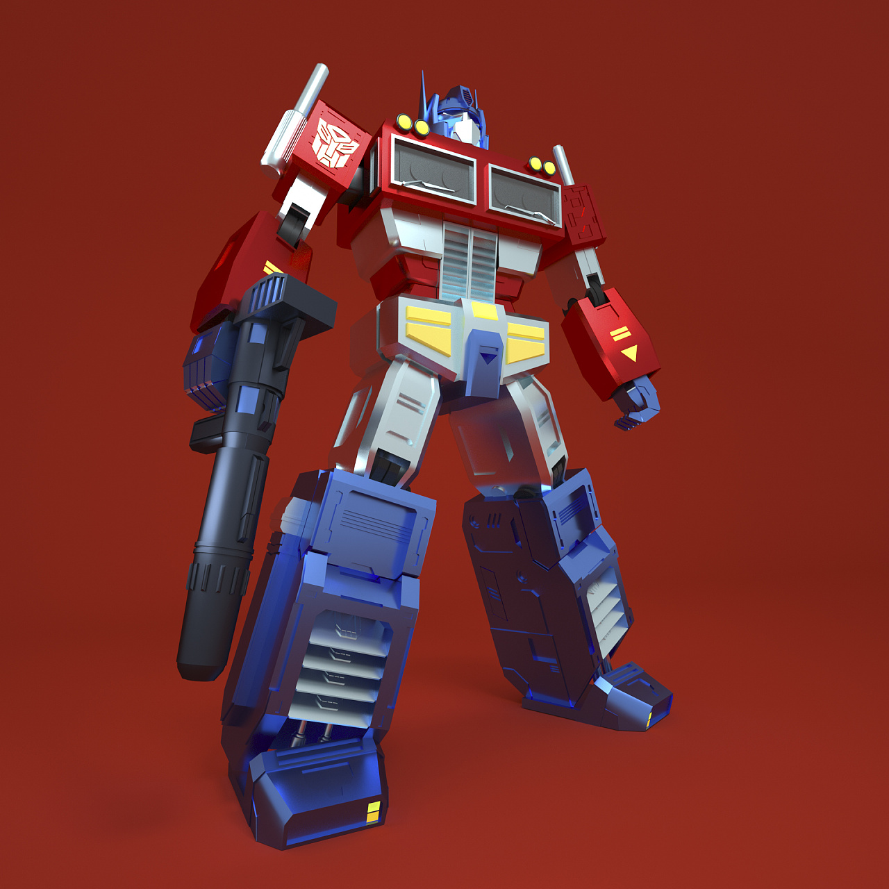 孩子下载一个老版擎天柱图片给我看,让我做