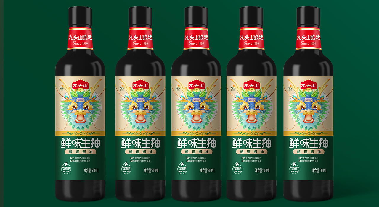 树调味品品牌“龙牌地位”——调味品包装设计