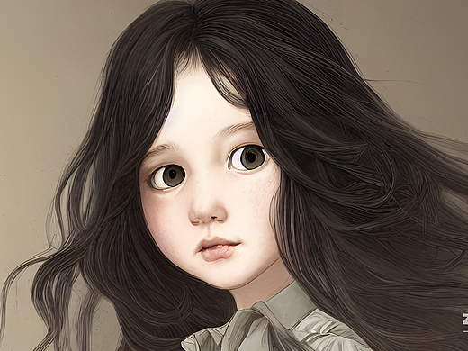 #AI创作实验室#jk 黑长发 女孩