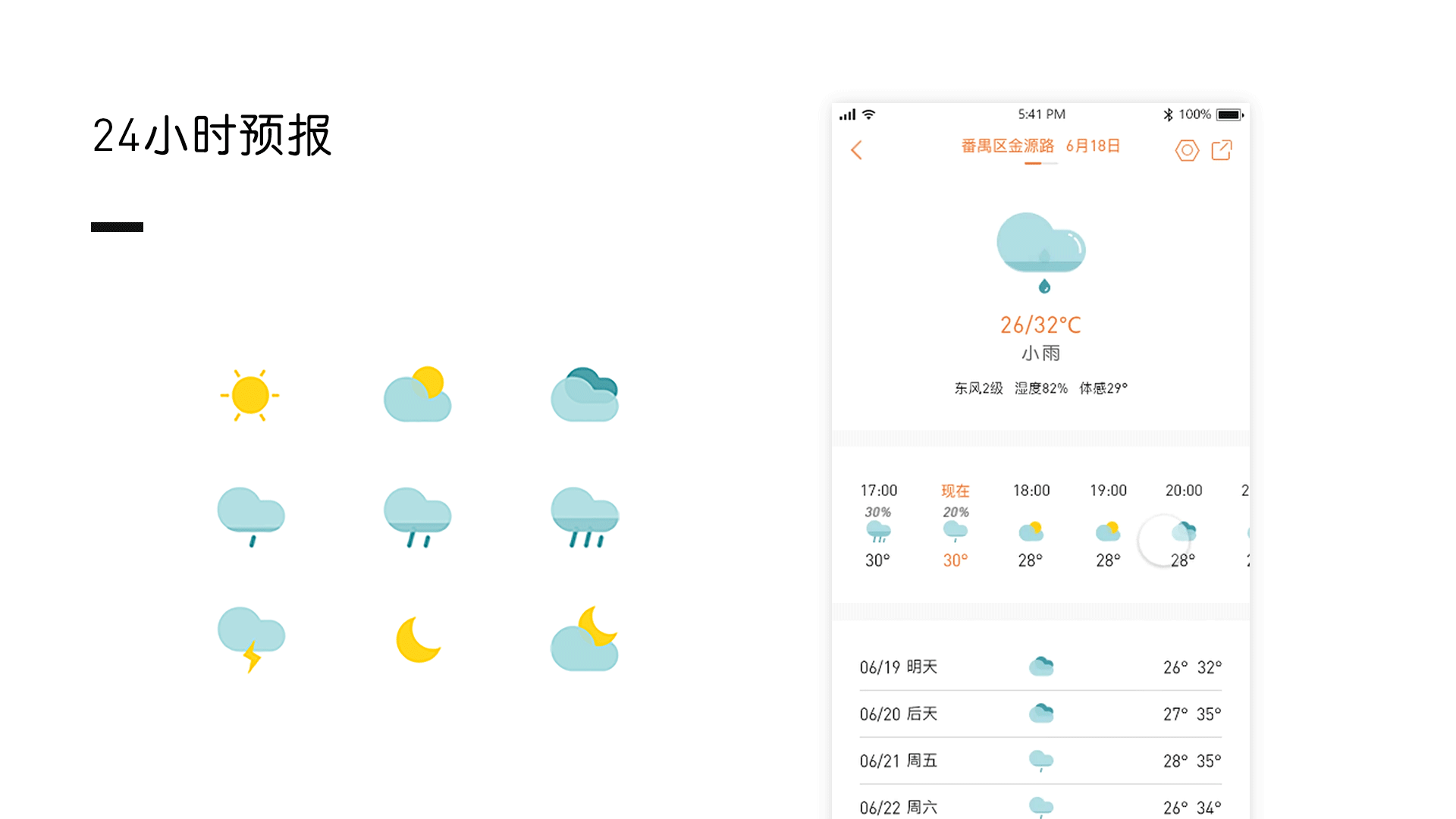 玛雅天气APP视觉风格改版练习（图ZMTY1MzEwMjc2） - APP界面 - 站酷设计师白雀仔原创素材 - 站酷ZCOOL