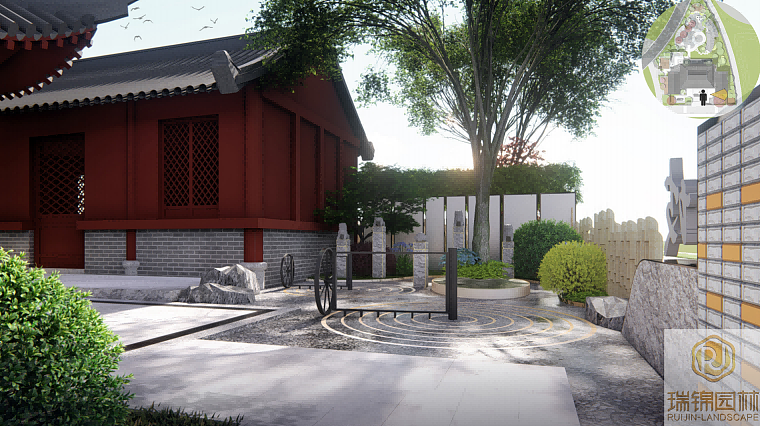 成都茶楼会所景观设计/民宿酒店农家乐/厂房园区绿化（图ZMjc5ODM4MDE2） - 景观设计 - 站酷设计师成都瑞锦园林原创素材 - 站酷ZCOOL