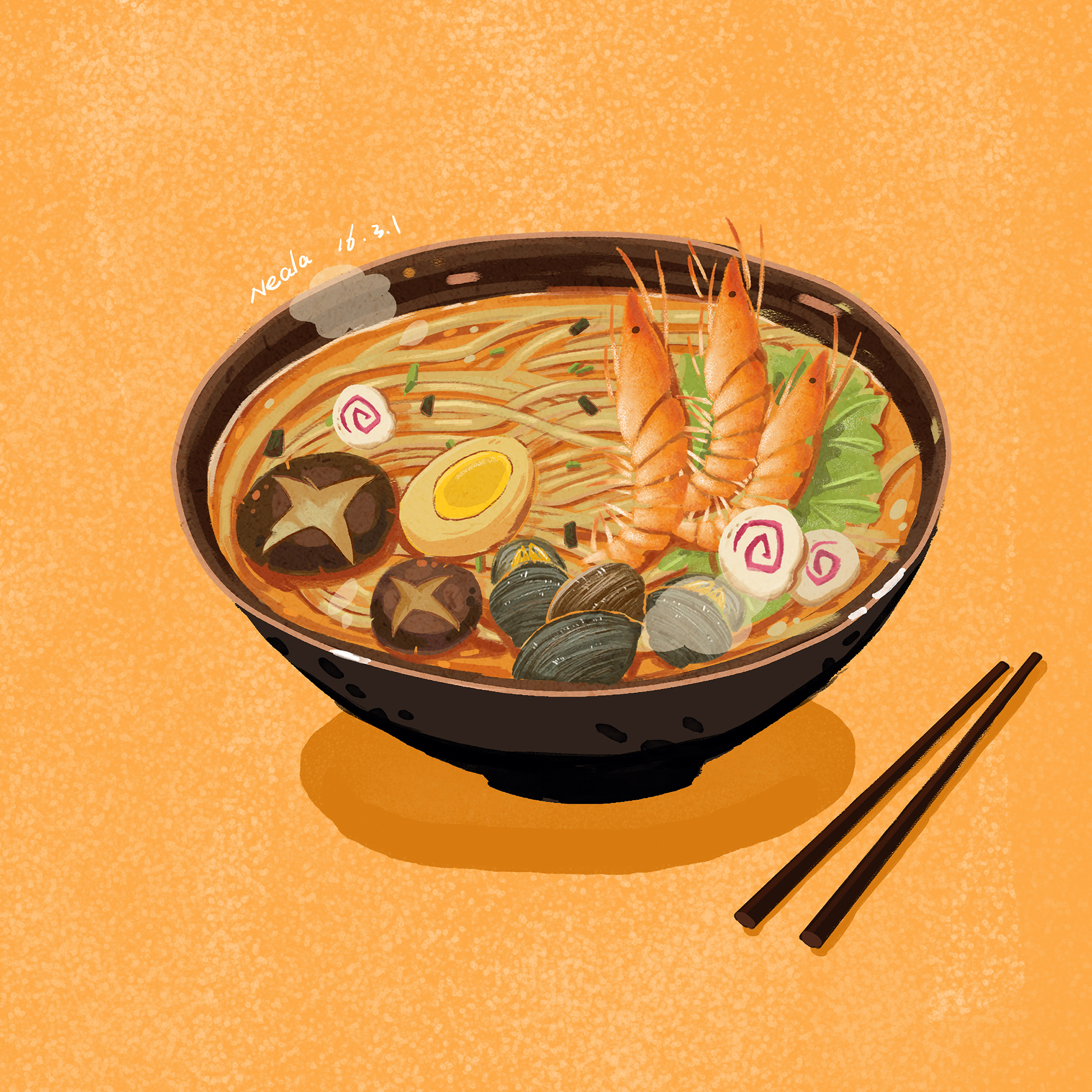 keeny美食系列-日本料理|插画|商业插画|sevenH - 原创作品 - 站酷 (ZCOOL)
