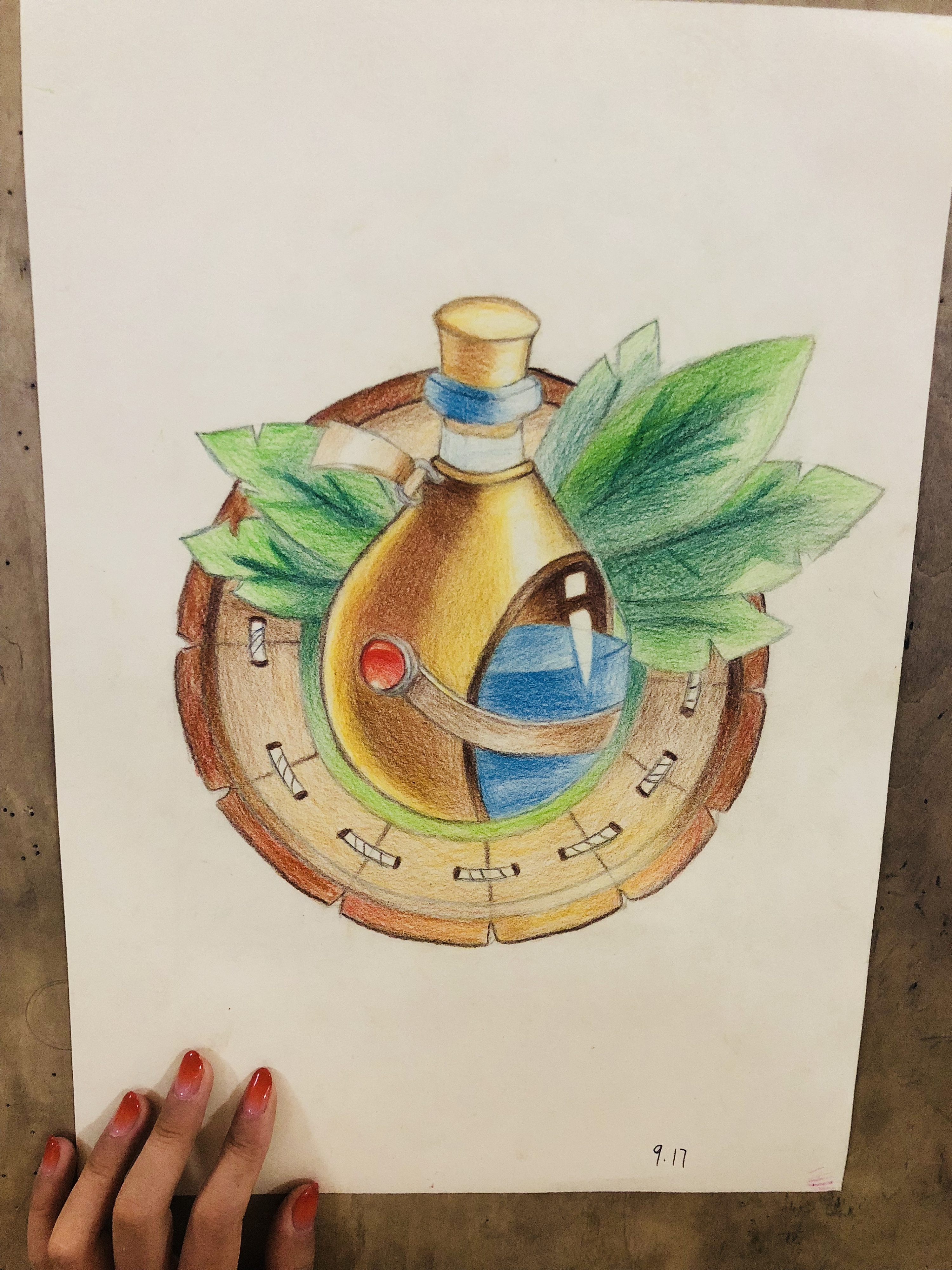 魔法药水瓶|纯艺术|绘画|杜香林 - 原创作品 - 站酷 (zcool)