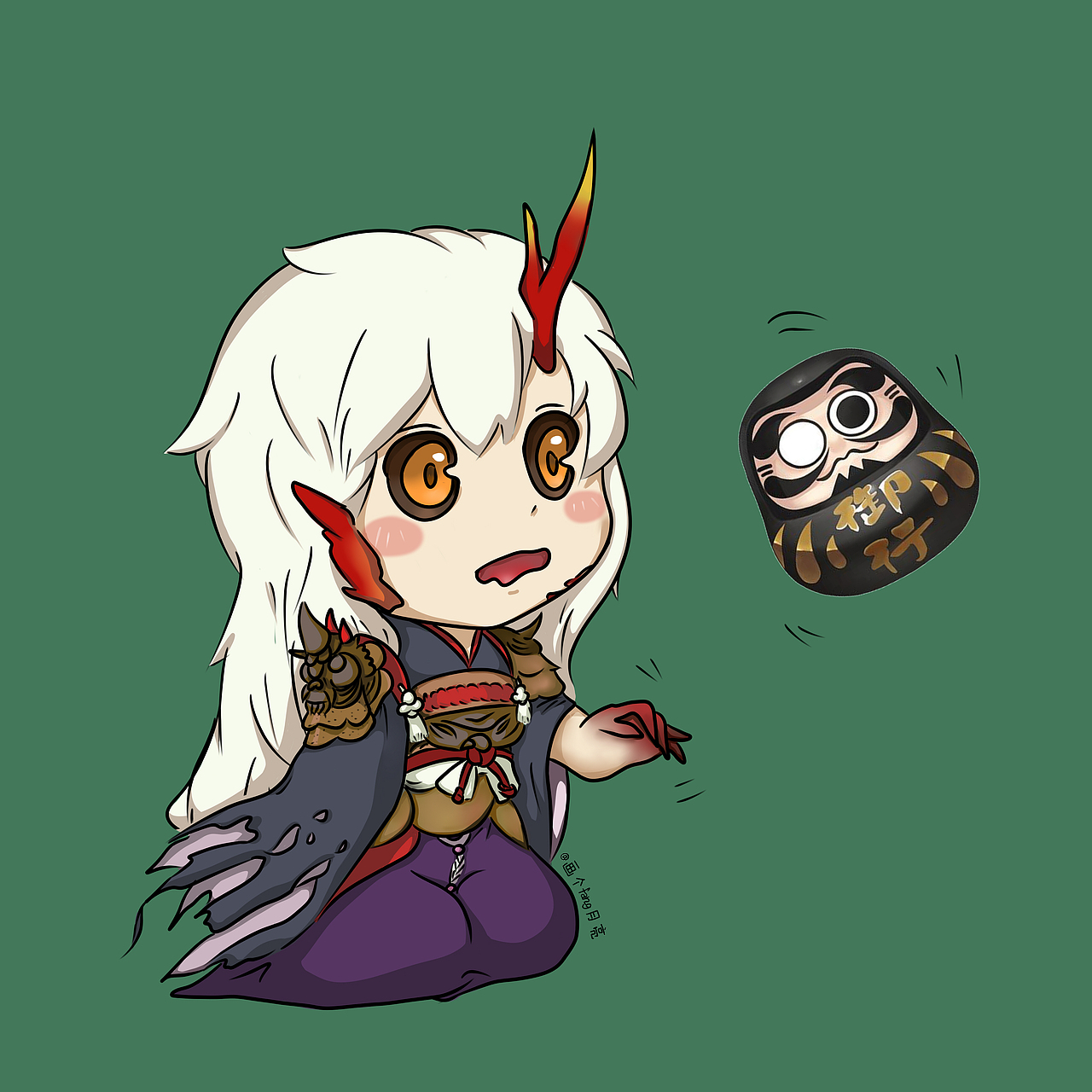 阴阳师同人茨木童子