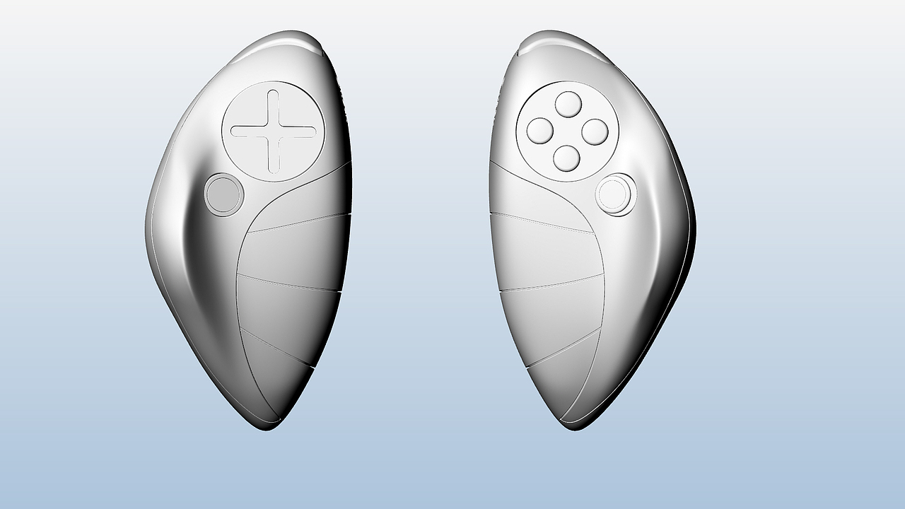 x-box手柄临摹练习